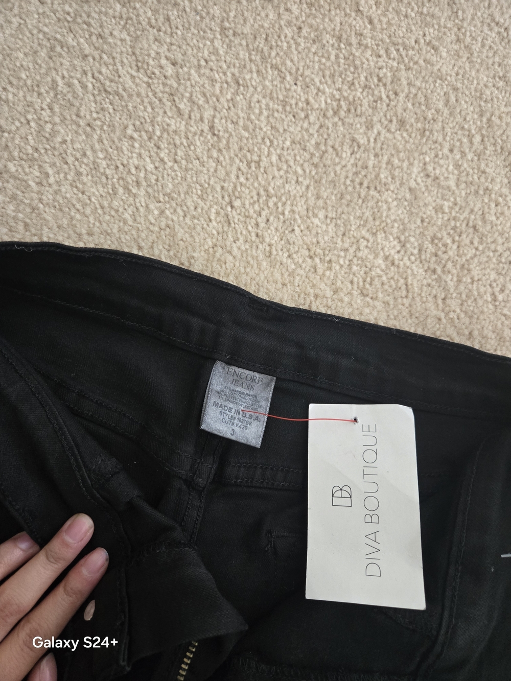 Encore Jeans High-Rise Black Women’s Jeans